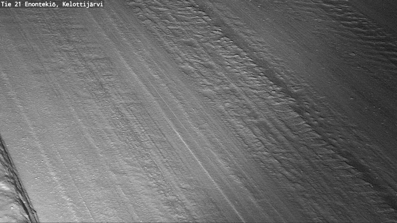 Weather Camera Image Road 21 Enontekiö, Kelottijärvi, Enontekiö, Lappi