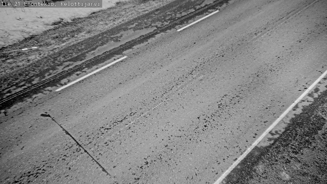 Weather Camera Image Road 21 Enontekiö, Kelottijärvi, Enontekiö, Lappi