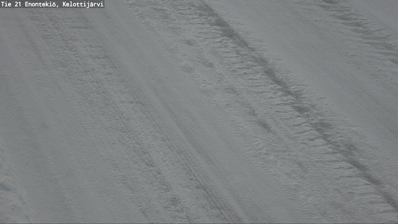 Weather Camera Image Road 21 Enontekiö, Kelottijärvi, Enontekiö, Lappi