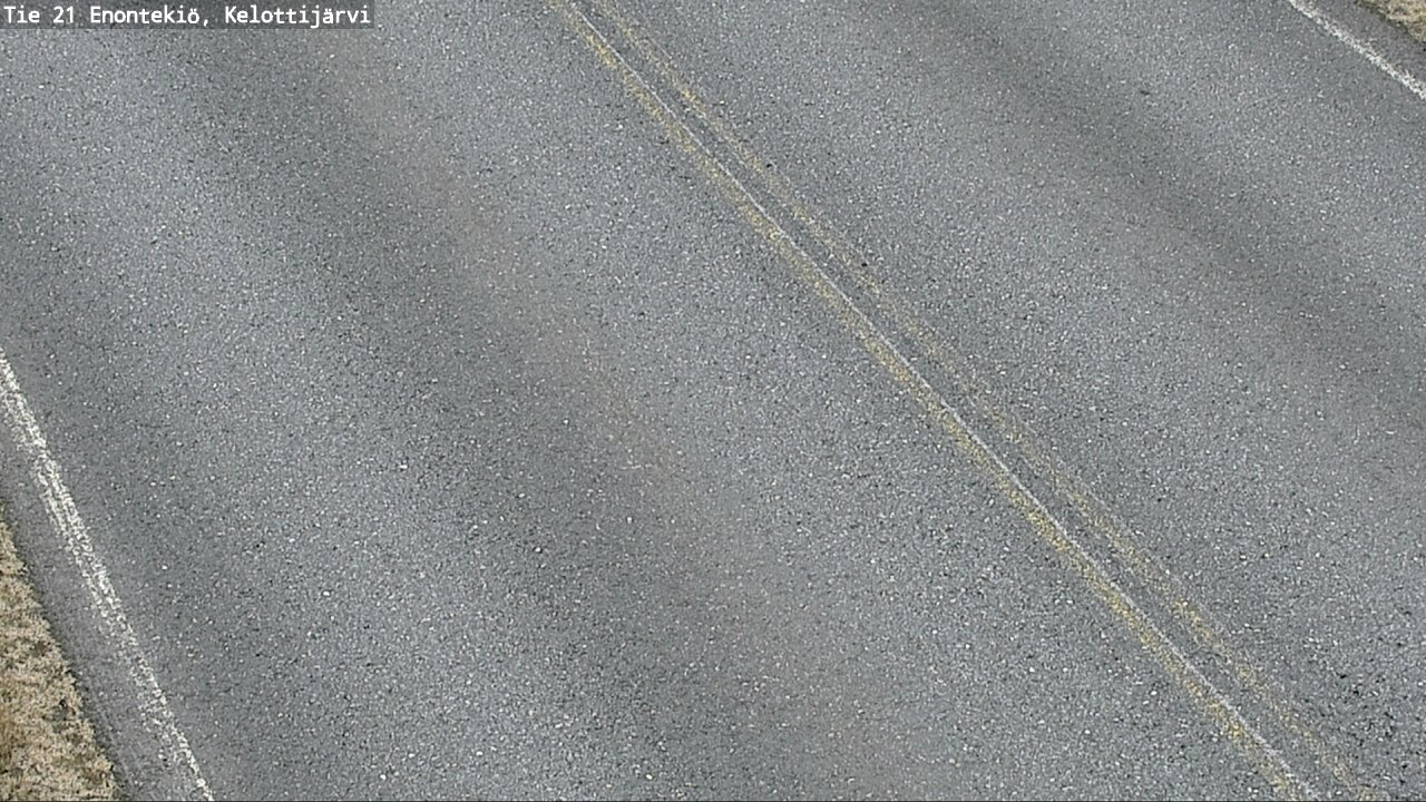 Weather Camera Image Väg 21 Enontekiö, Kelottijärvi, Enontekiö, Lappi