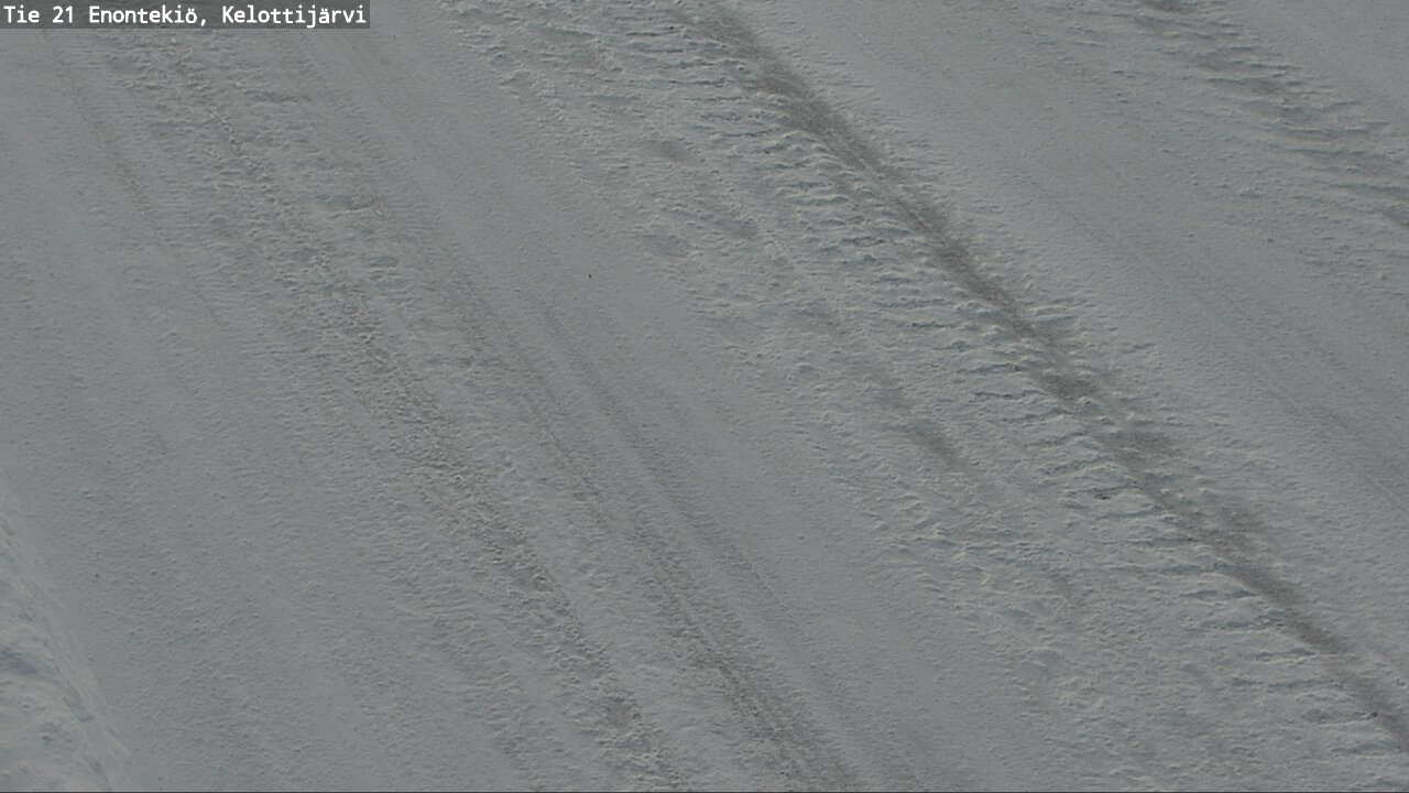 Weather Camera Image Road 21 Enontekiö, Kelottijärvi, Enontekiö, Lappi