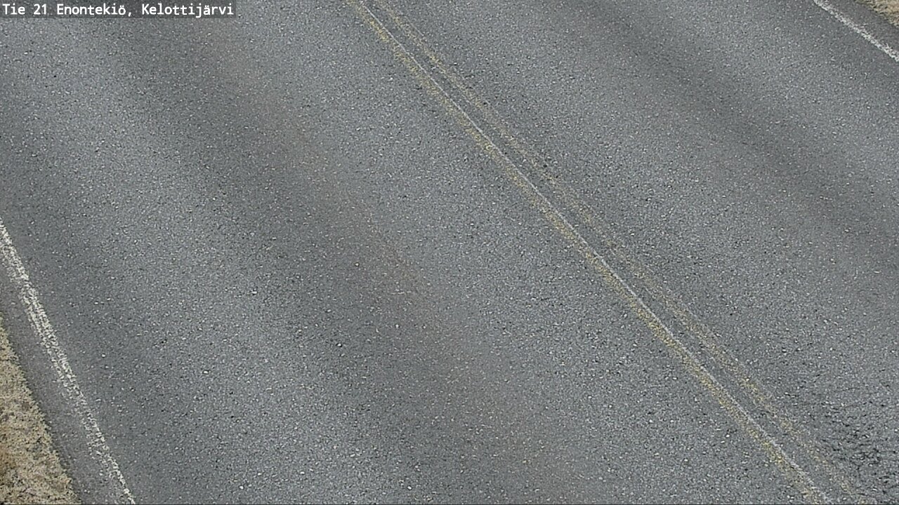 Weather Camera Image Road 21 Enontekiö, Kelottijärvi, Enontekiö, Lappi