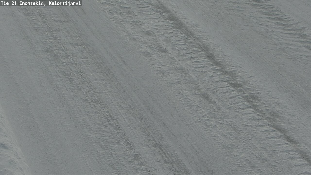 Weather Camera Image Road 21 Enontekiö, Kelottijärvi, Enontekiö, Lappi
