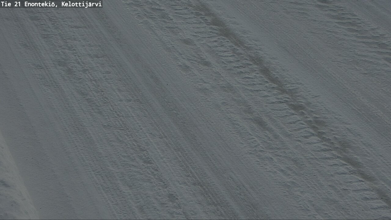 Weather Camera Image Road 21 Enontekiö, Kelottijärvi, Enontekiö, Lappi