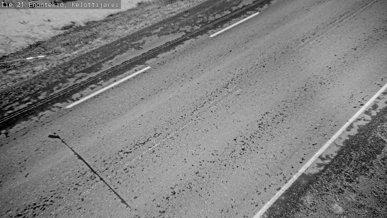 Weather Camera Image Road 21 Enontekiö, Kelottijärvi, Enontekiö, Lappi