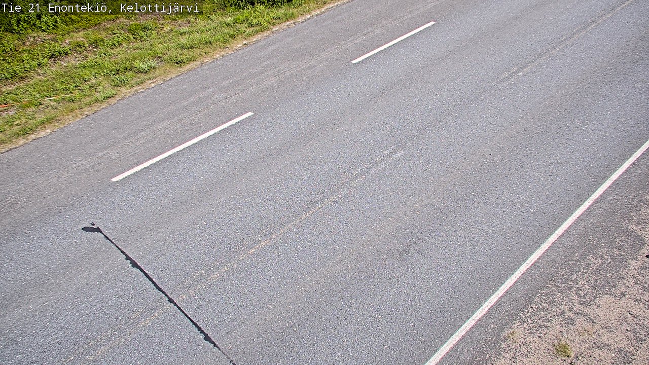 Weather Camera Image Road 21 Enontekiö, Kelottijärvi, Enontekiö, Lappi