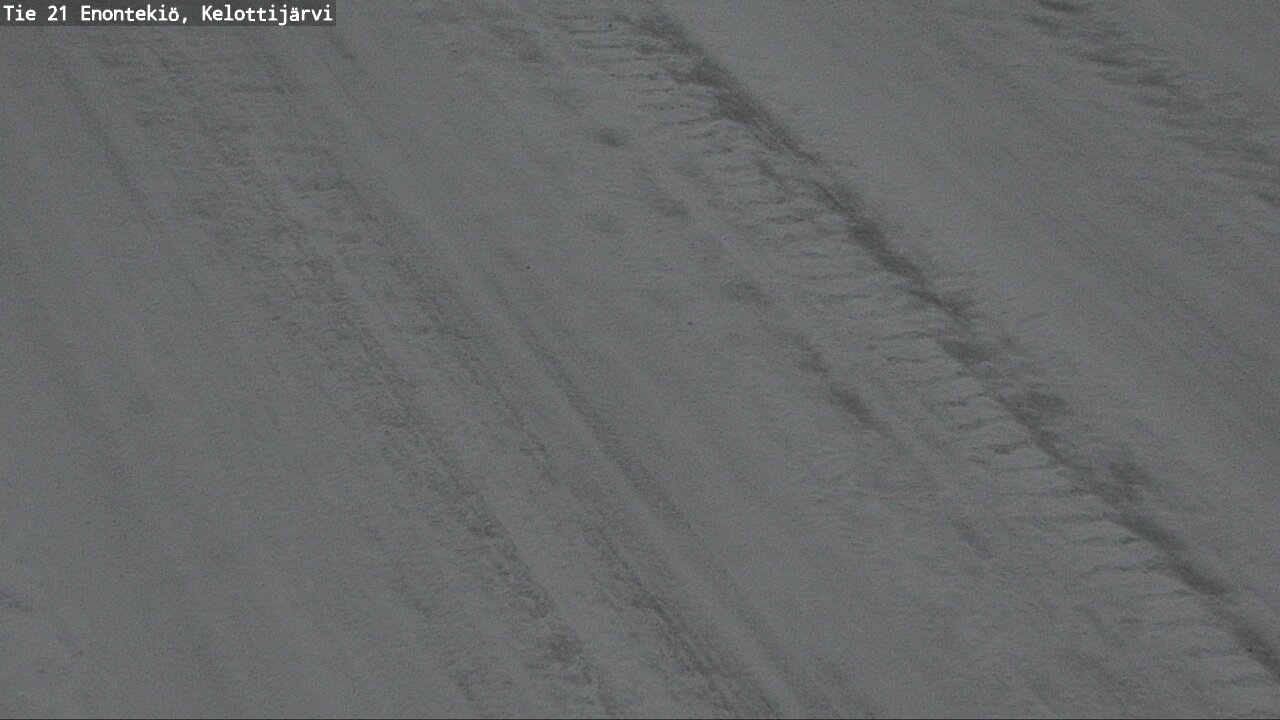 Weather Camera Image Road 21 Enontekiö, Kelottijärvi, Enontekiö, Lappi