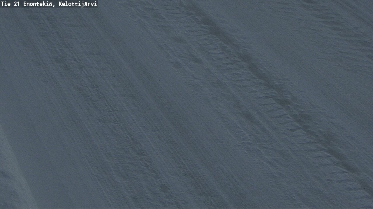 Weather Camera Image Road 21 Enontekiö, Kelottijärvi, Enontekiö, Lappi