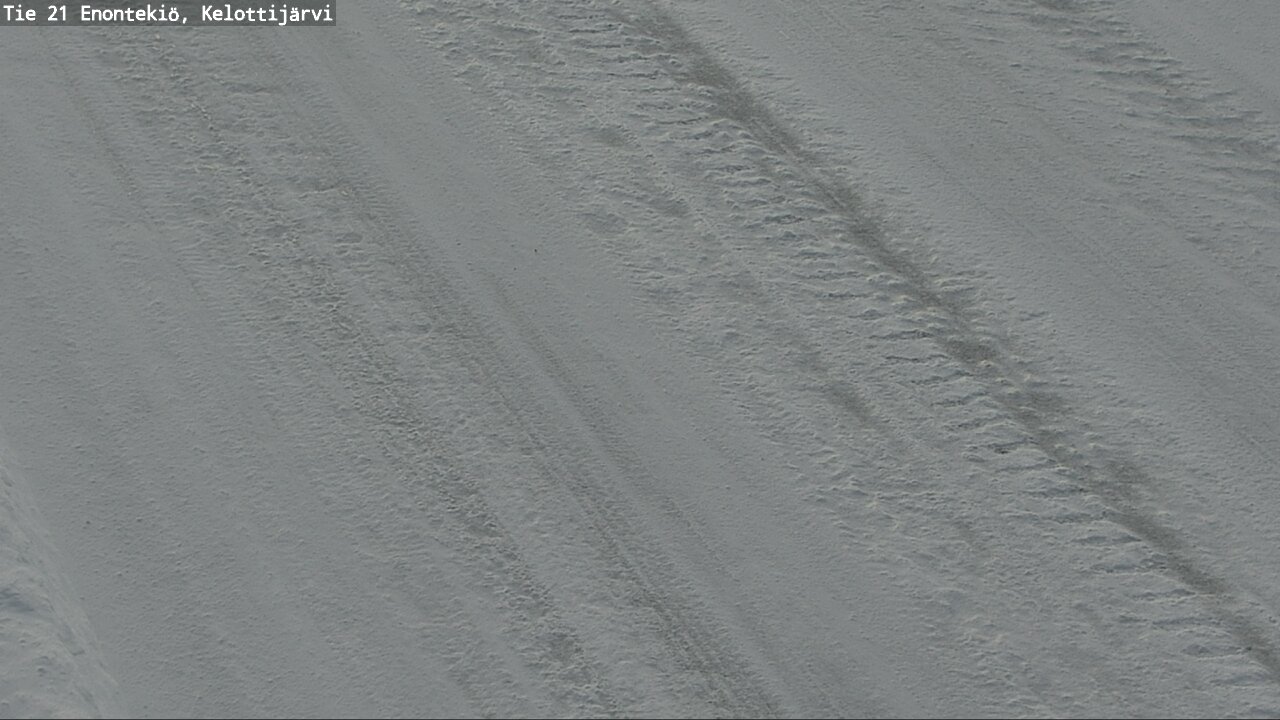 Weather Camera Image Road 21 Enontekiö, Kelottijärvi, Enontekiö, Lappi