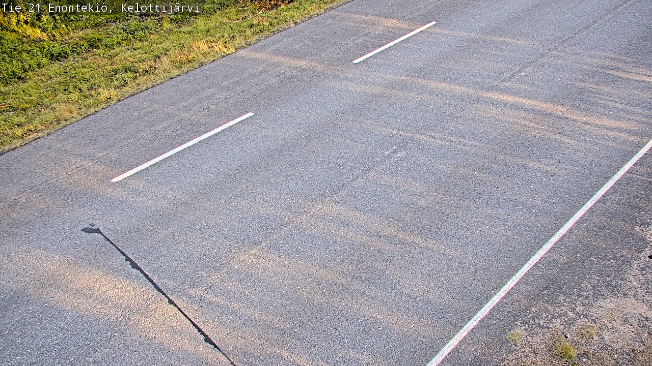 Weather Camera Image Road 21 Enontekiö, Kelottijärvi, Enontekiö, Lappi