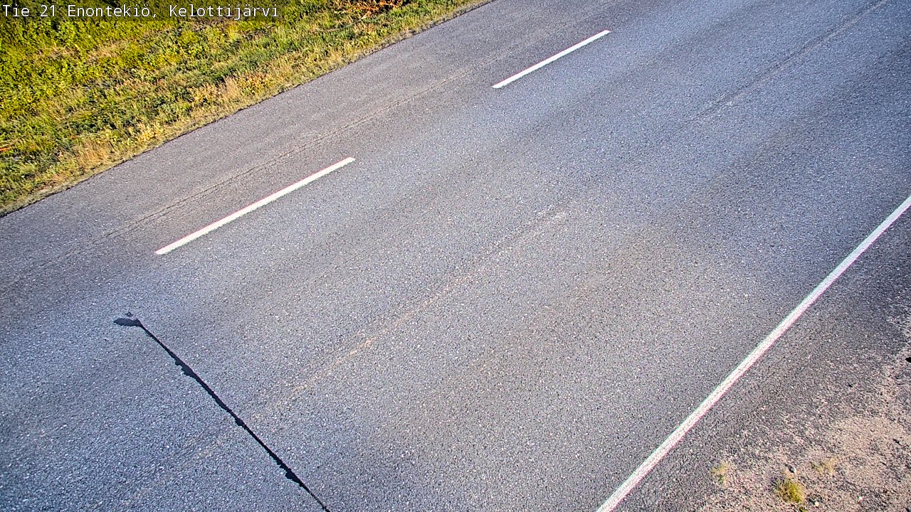 Weather Camera Image Road 21 Enontekiö, Kelottijärvi, Enontekiö, Lappi