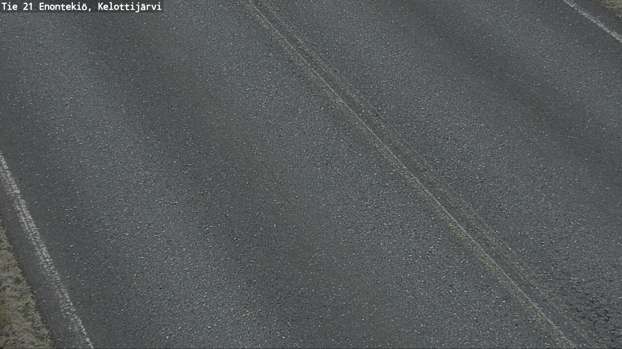 Weather Camera Image Road 21 Enontekiö, Kelottijärvi, Enontekiö, Lappi