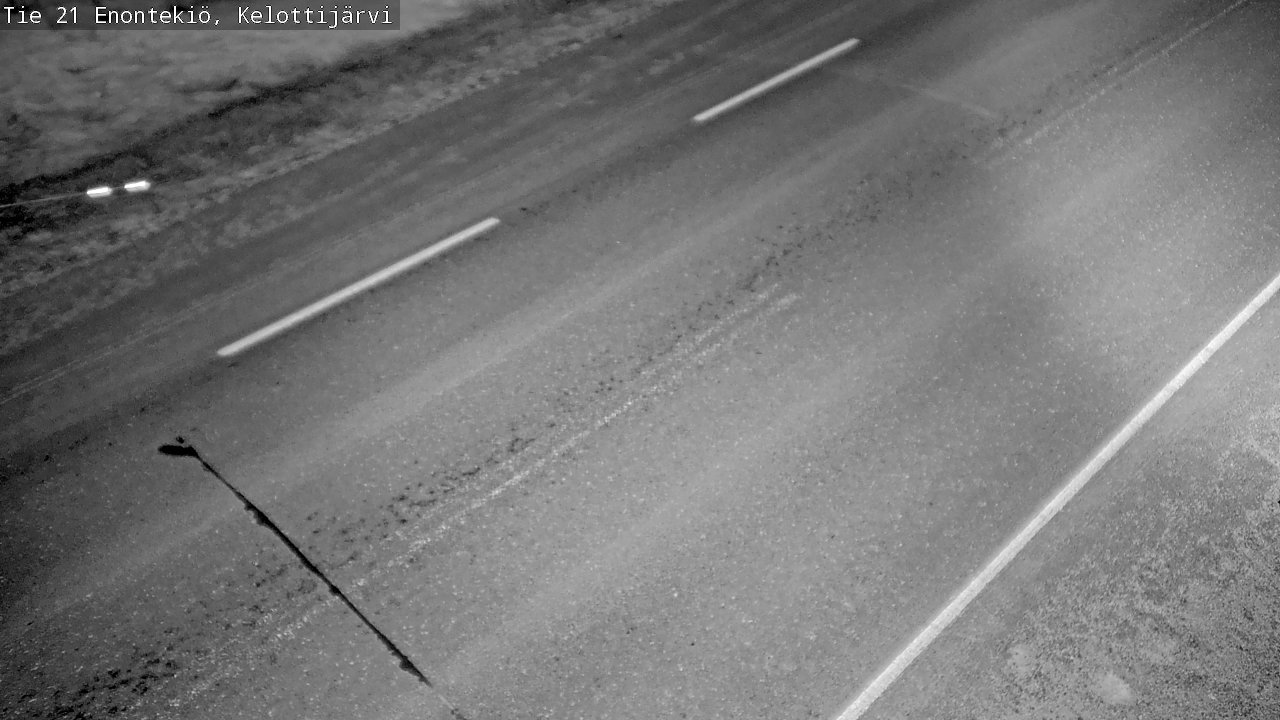 Weather Camera Image Väg 21 Enontekiö, Kelottijärvi, Enontekiö, Lappi