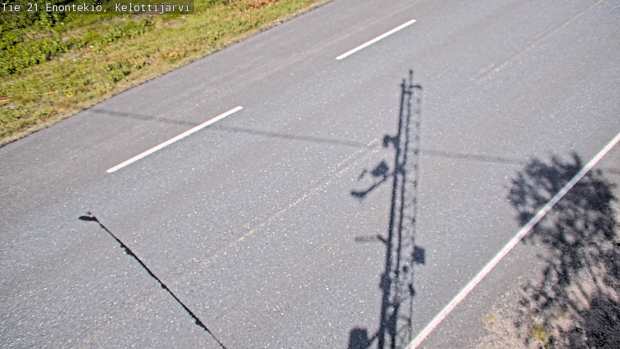 Weather Camera Image Väg 21 Enontekiö, Kelottijärvi, Enontekiö, Lappi