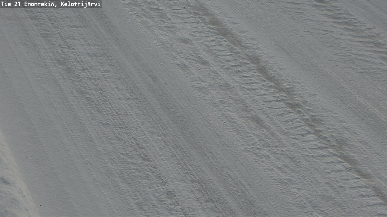 Weather Camera Image Road 21 Enontekiö, Kelottijärvi, Enontekiö, Lappi