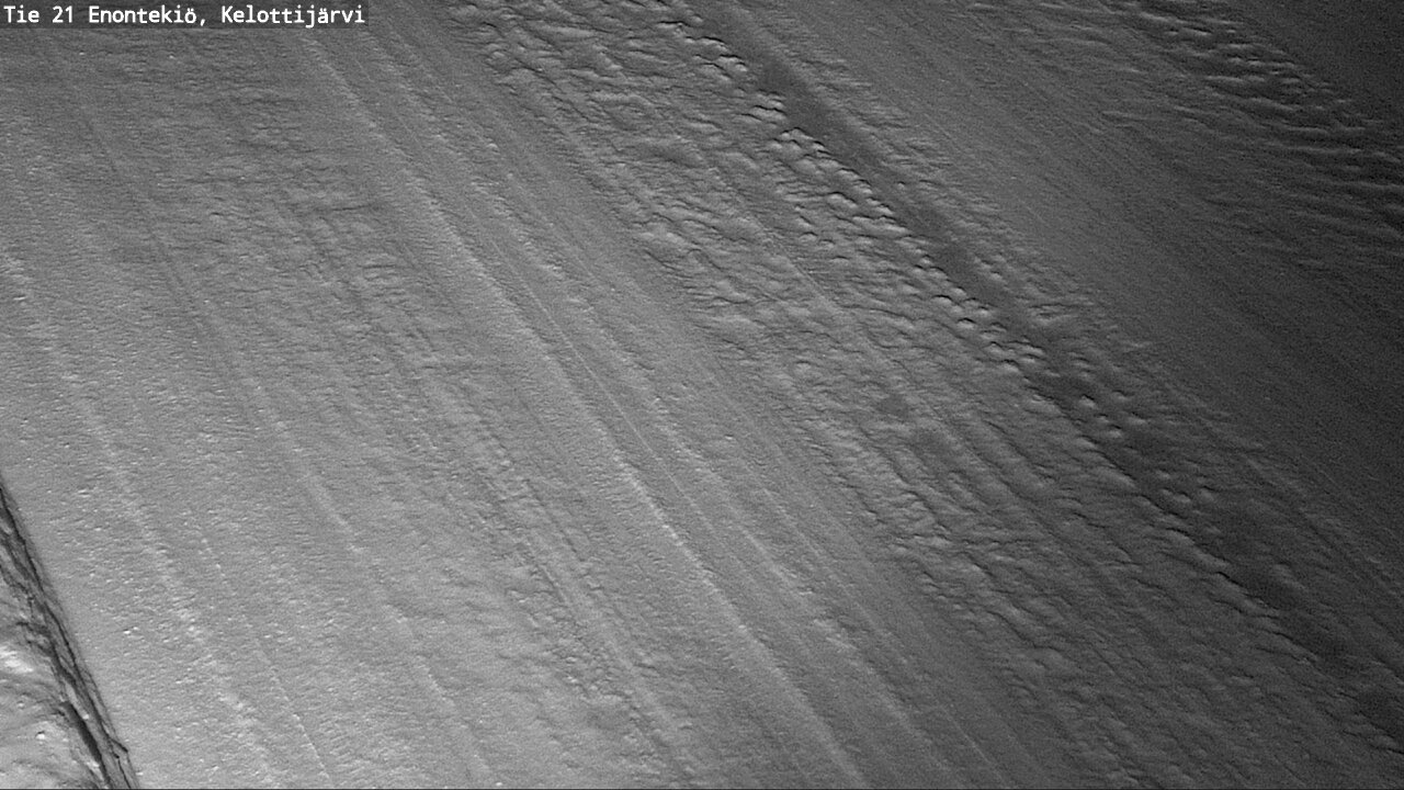 Weather Camera Image Road 21 Enontekiö, Kelottijärvi, Enontekiö, Lappi