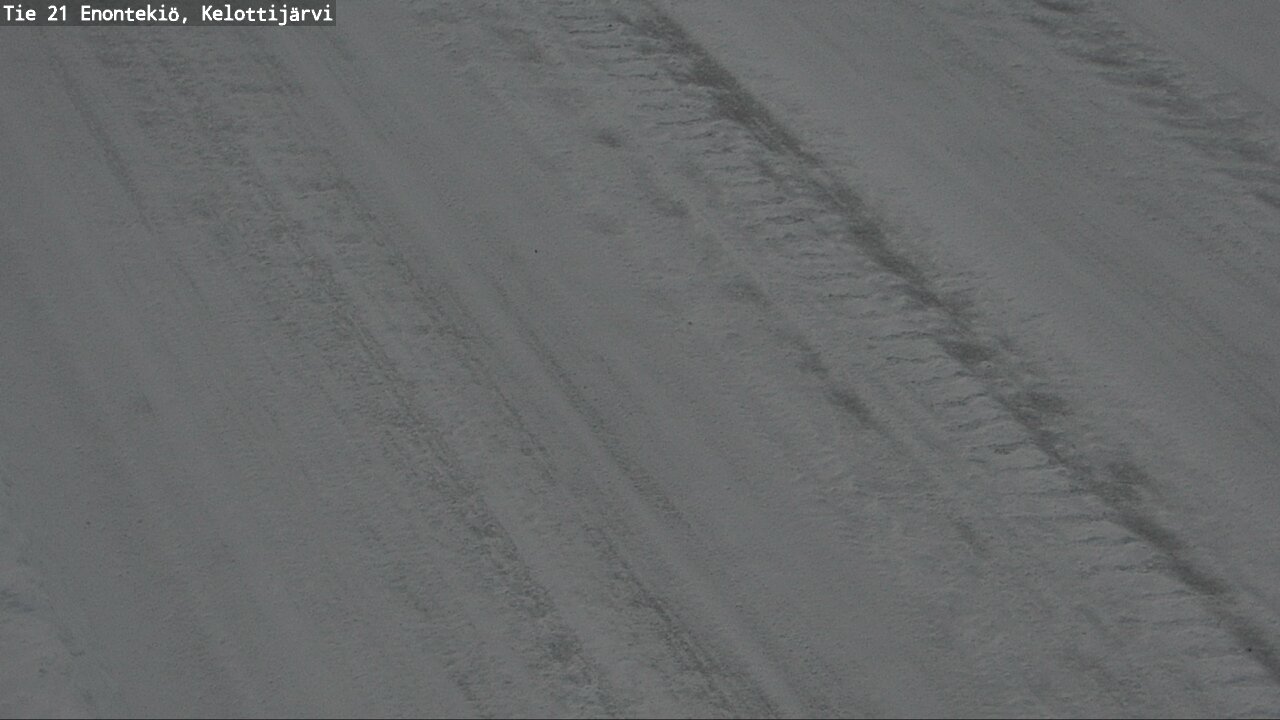 Weather Camera Image Road 21 Enontekiö, Kelottijärvi, Enontekiö, Lappi