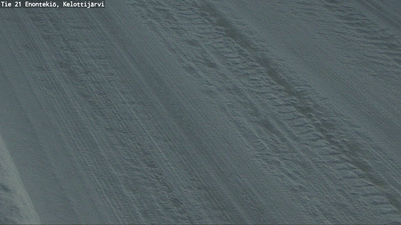 Weather Camera Image Road 21 Enontekiö, Kelottijärvi, Enontekiö, Lappi