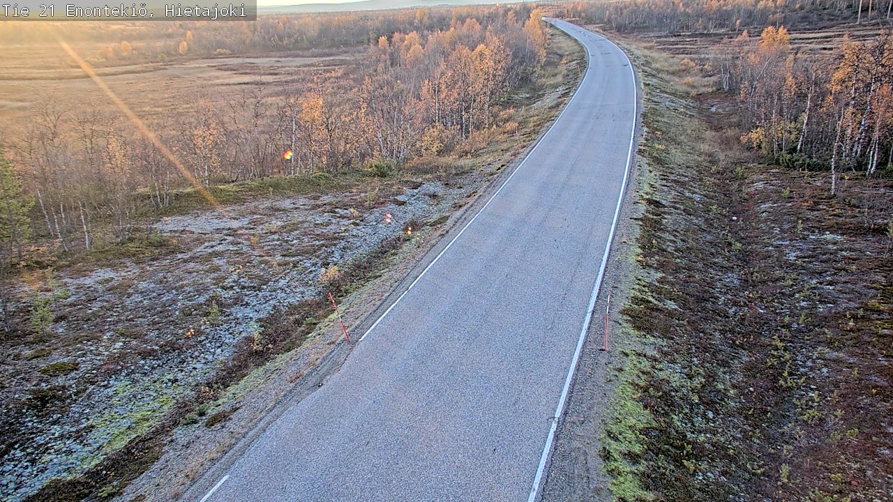 Kelikamerat Kuva Tie 21 Enontekiö, Hietajoki, Enontekiö, Lappi