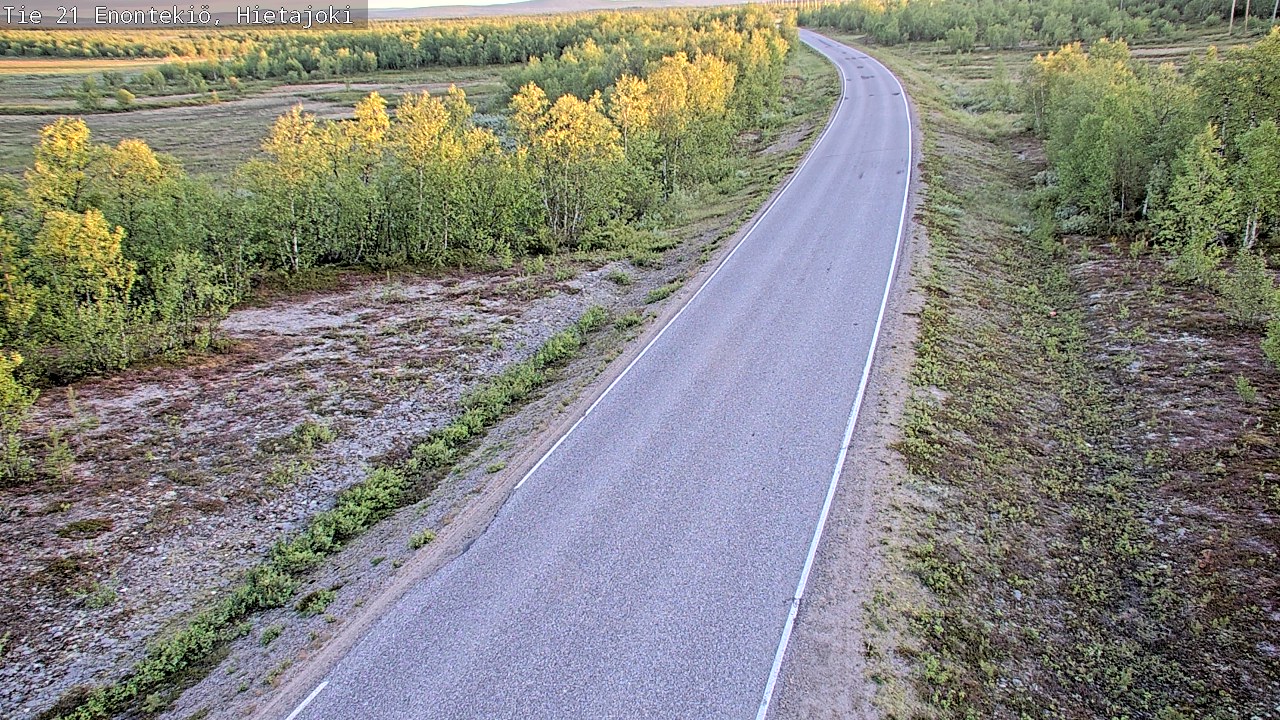 Kelikamerat Kuva Tie 21 Enontekiö, Hietajoki, Enontekiö, Lappi
