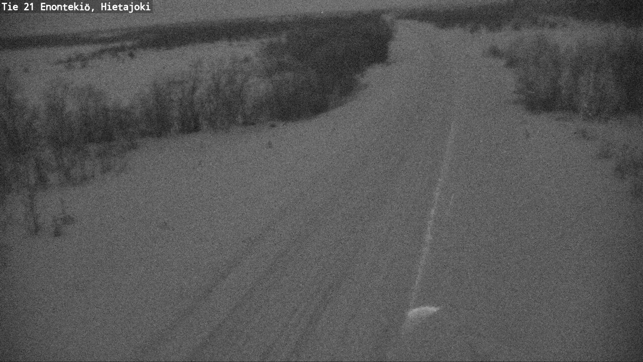 Weather Camera Image Väg 21 Enontekis, Hietajoki, Enontekiö, Lappi