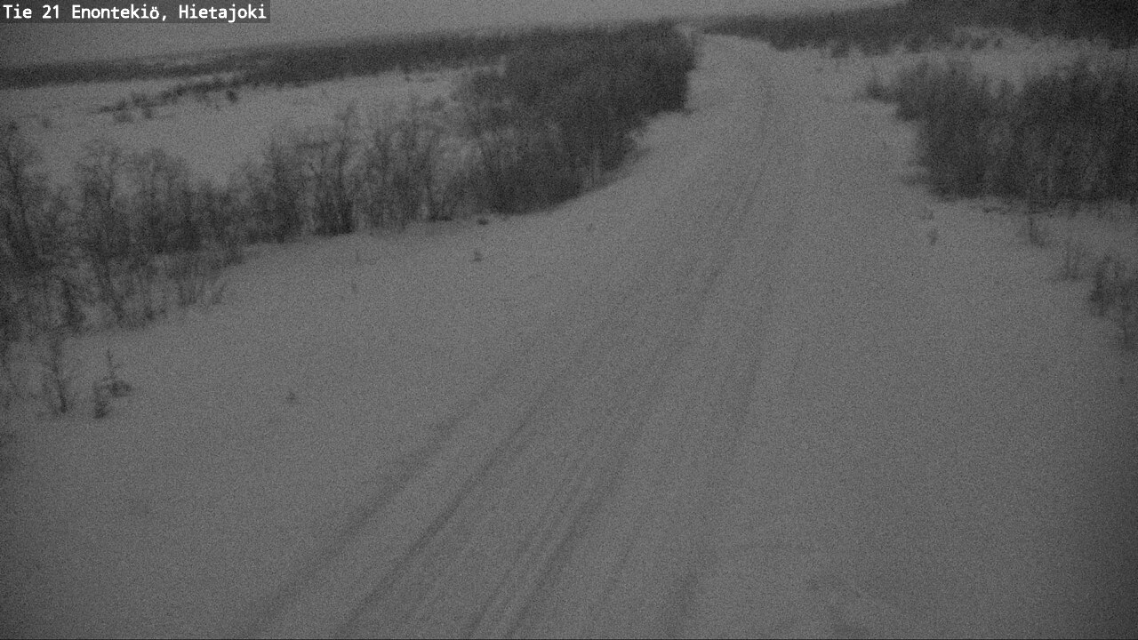 Weather Camera Image Väg 21 Enontekis, Hietajoki, Enontekiö, Lappi