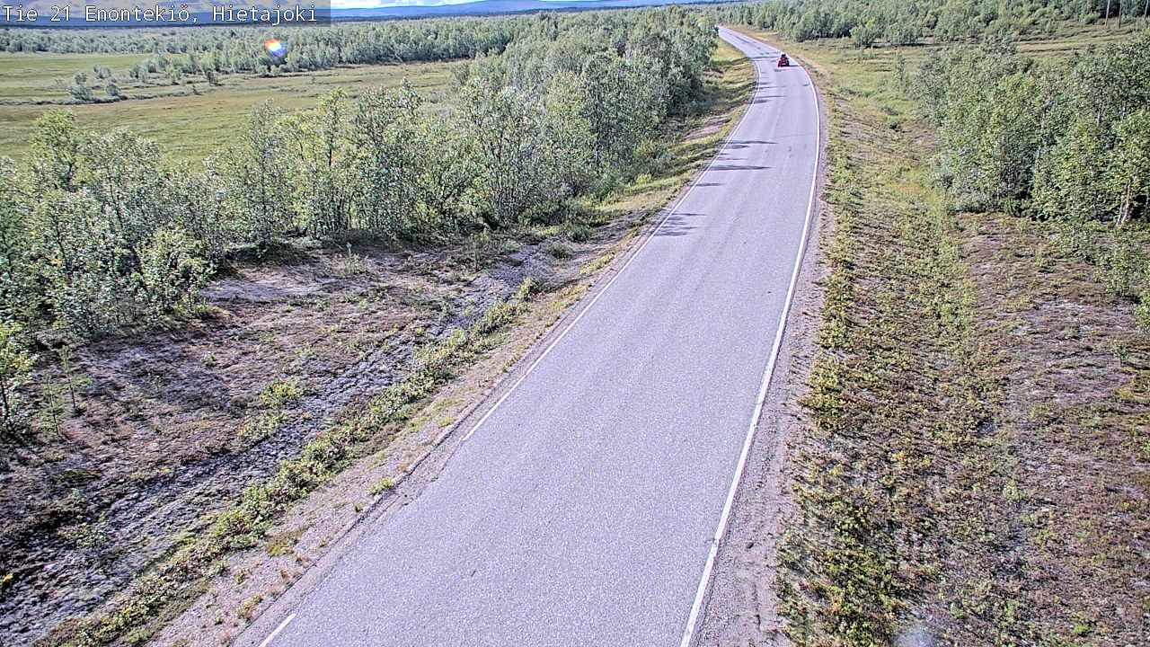 Weather Camera Image Road 21 Enontekiö, Hietajoki, Enontekiö, Lappi