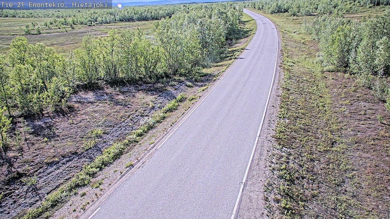 Kelikamerat Kuva Tie 21 Enontekiö, Hietajoki, Enontekiö, Lappi
