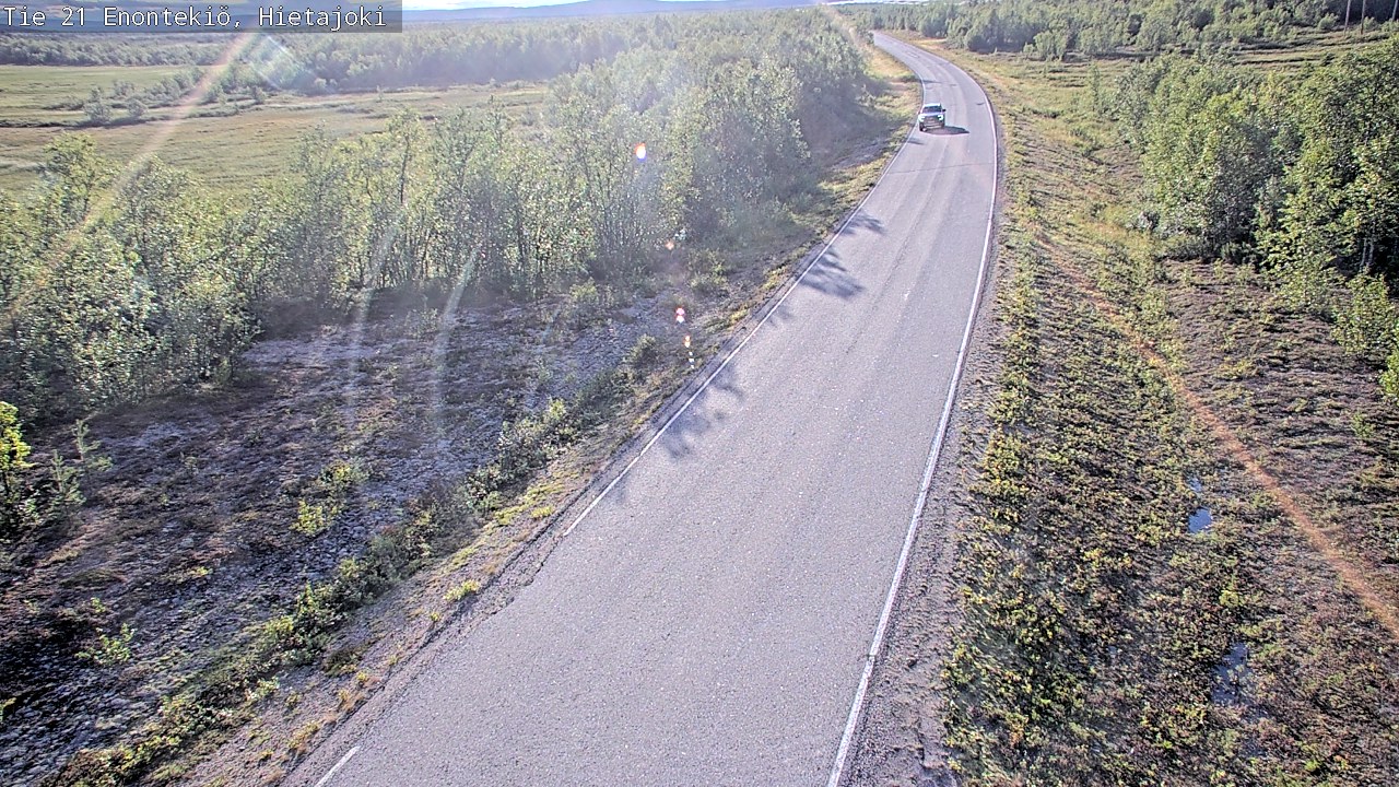 Kelikamerat Kuva Tie 21 Enontekiö, Hietajoki, Enontekiö, Lappi