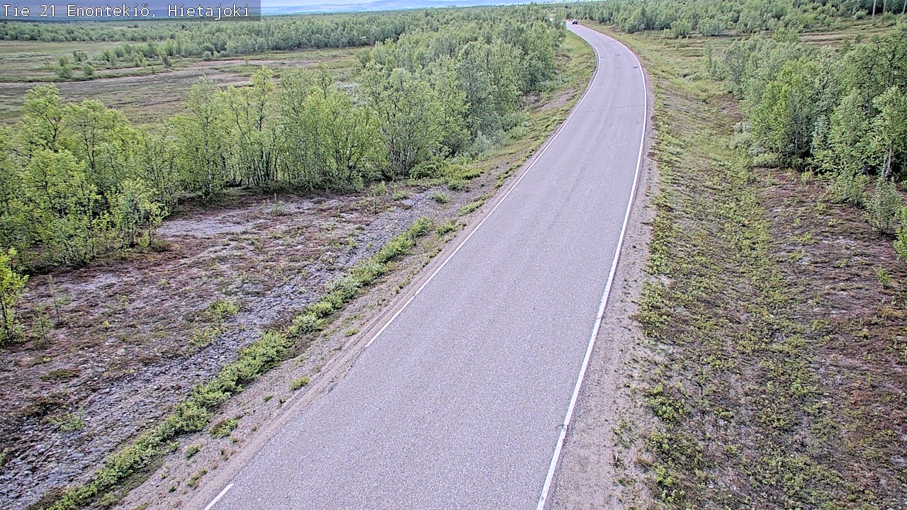 Kelikamerat Kuva Tie 21 Enontekiö, Hietajoki, Enontekiö, Lappi