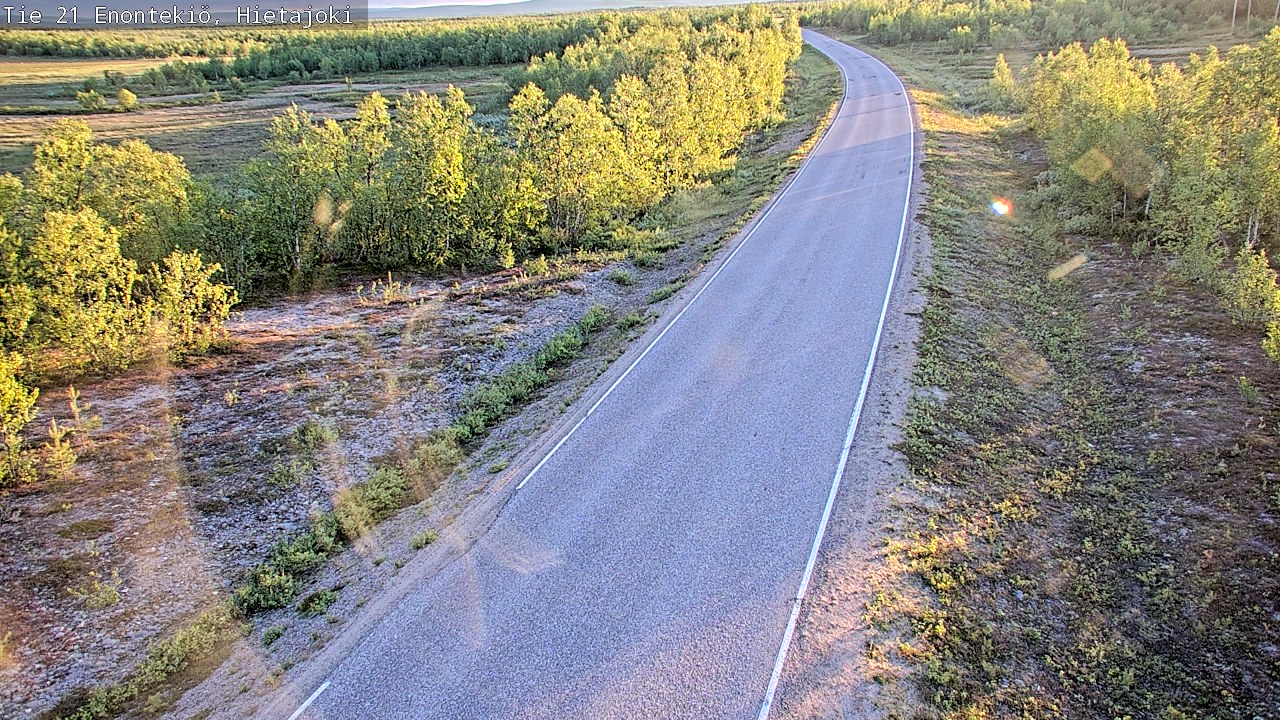 Kelikamerat Kuva Tie 21 Enontekiö, Hietajoki, Enontekiö, Lappi