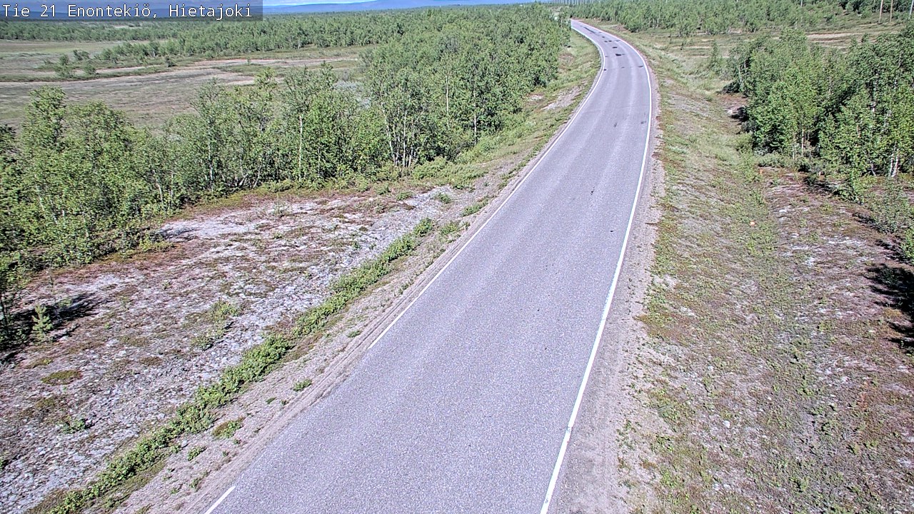 Kelikamerat Kuva Tie 21 Enontekiö, Hietajoki, Enontekiö, Lappi