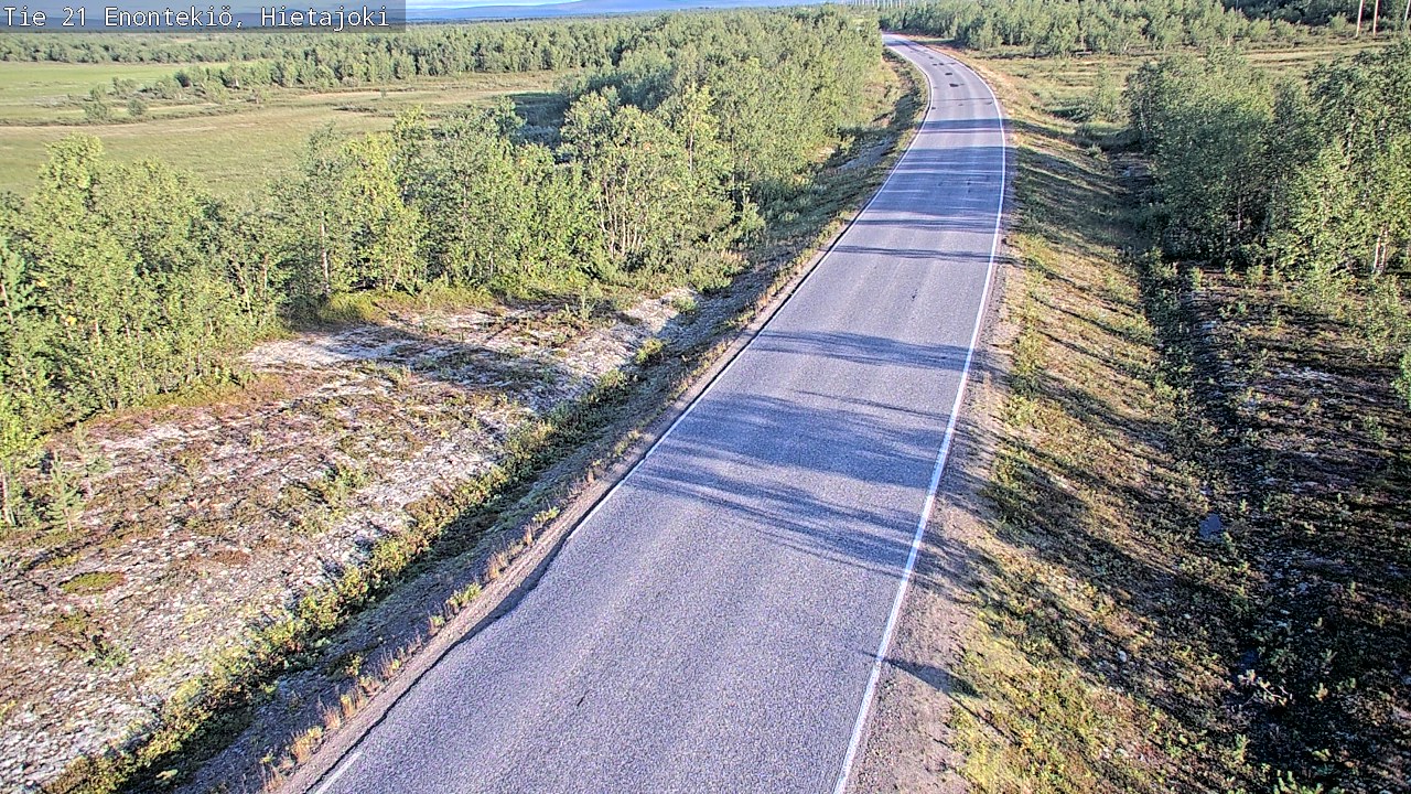 Weather Camera Image Road 21 Enontekiö, Hietajoki, Enontekiö, Lappi