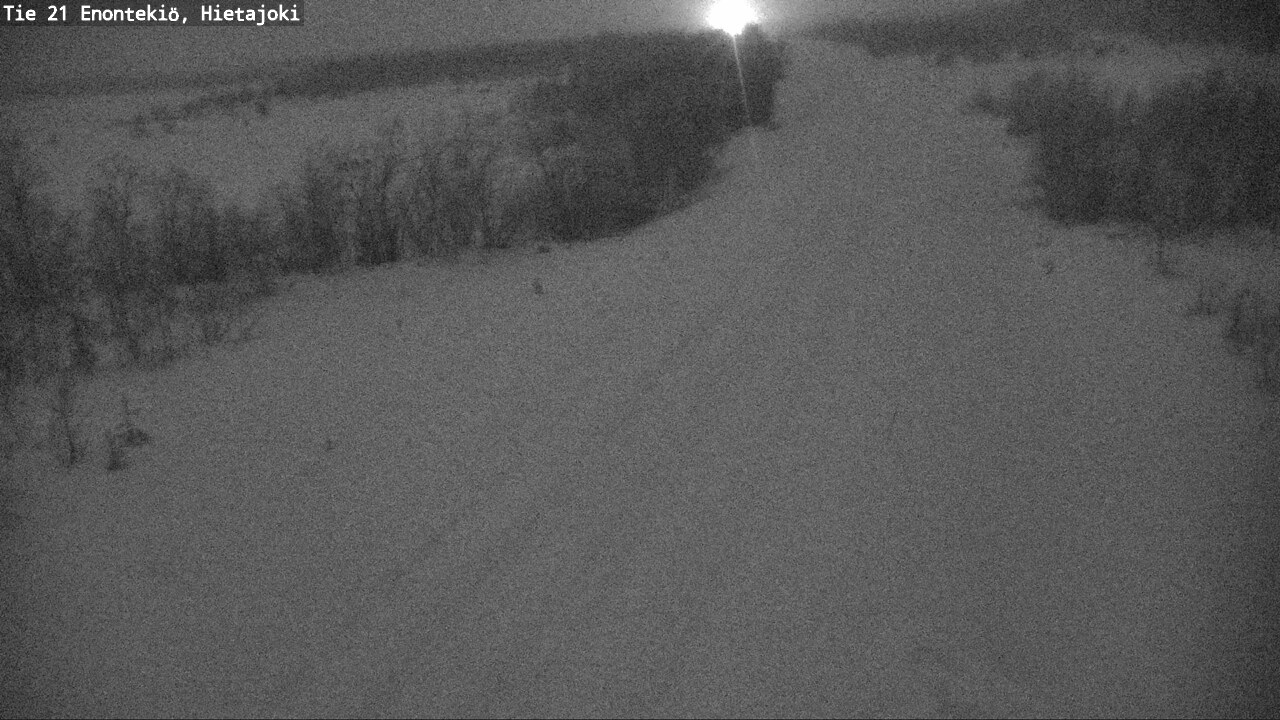 Weather Camera Image Väg 21 Enontekis, Hietajoki, Enontekiö, Lappi