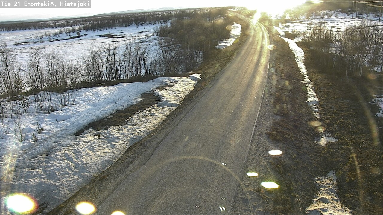 Kelikamerat Kuva Tie 21 Enontekiö, Hietajoki, Enontekiö, Lappi