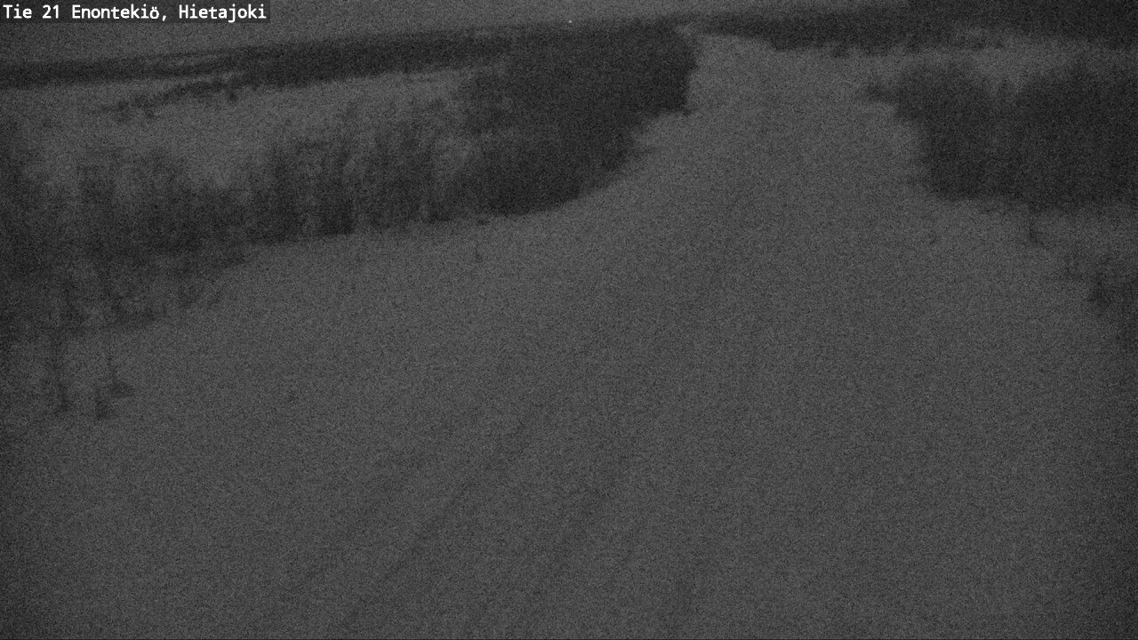 Weather Camera Image Väg 21 Enontekis, Hietajoki, Enontekiö, Lappi