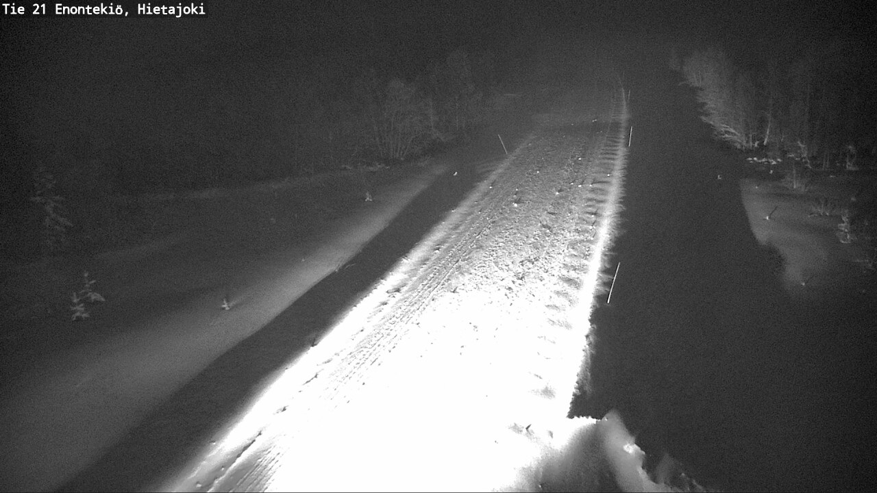 Weather Camera Image Väg 21 Enontekis, Hietajoki, Enontekiö, Lappi