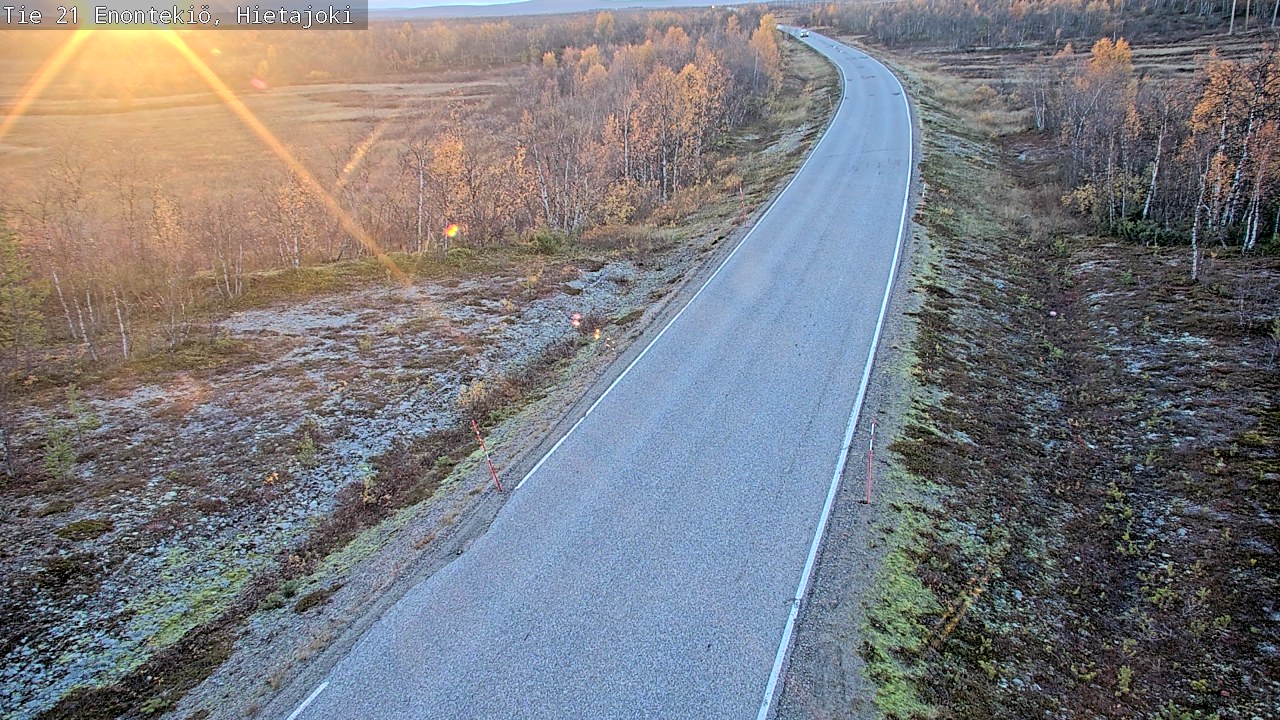 Kelikamerat Kuva Tie 21 Enontekiö, Hietajoki, Enontekiö, Lappi
