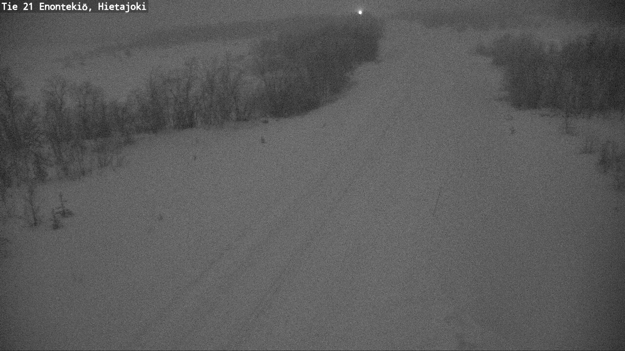 Weather Camera Image Väg 21 Enontekis, Hietajoki, Enontekiö, Lappi