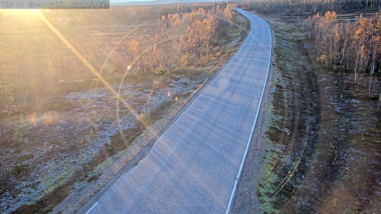 Kelikamerat Kuva Tie 21 Enontekiö, Hietajoki, Enontekiö, Lappi
