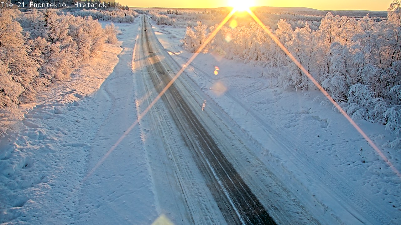 Kelikamerat Kuva Tie 21 Enontekiö, Hietajoki, Enontekiö, Lappi