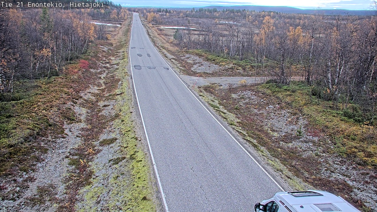 Weather Camera Image Väg 21 Enontekis, Hietajoki, Enontekiö, Lappi