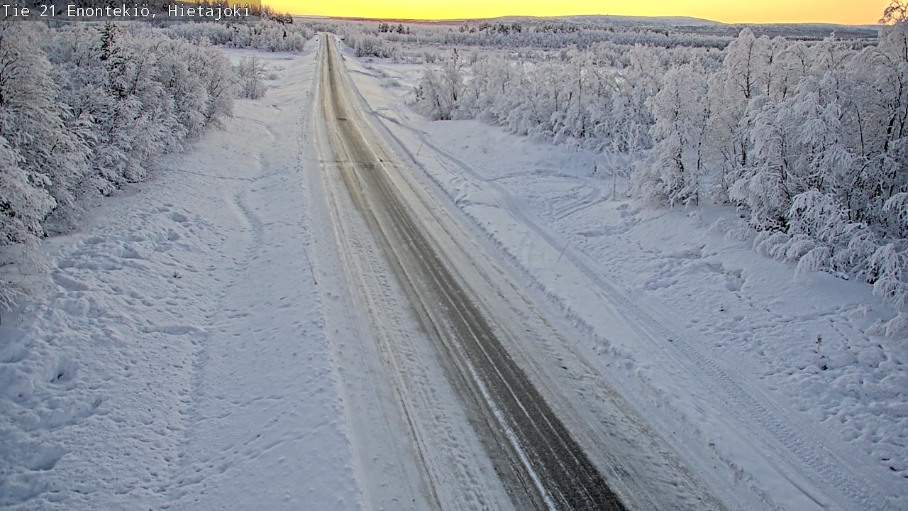 Kelikamerat Kuva Tie 21 Enontekiö, Hietajoki, Enontekiö, Lappi
