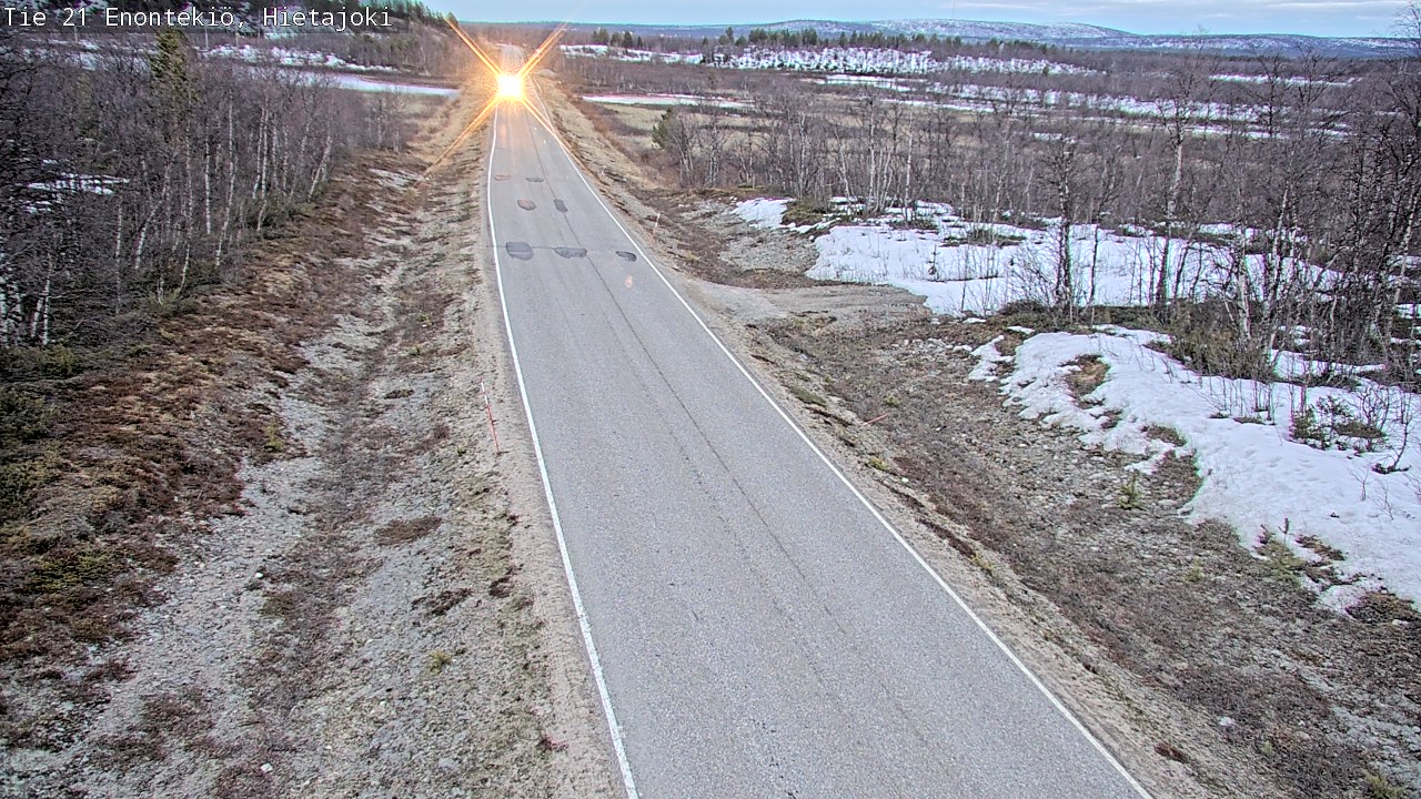 Kelikamerat Kuva Tie 21 Enontekiö, Hietajoki, Enontekiö, Lappi