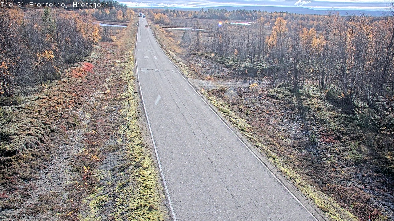 Weather Camera Image Väg 21 Enontekis, Hietajoki, Enontekiö, Lappi