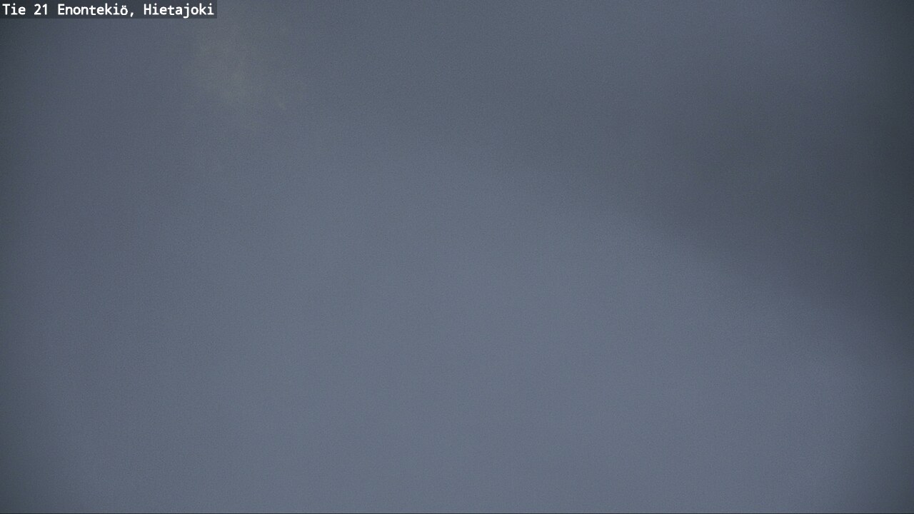 Weather Camera Image Väg 21 Enontekis, Hietajoki, Enontekiö, Lappi