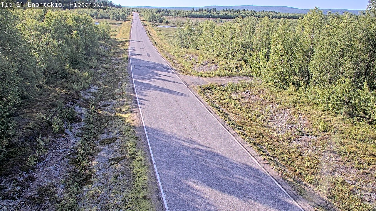 Weather Camera Image Väg 21 Enontekis, Hietajoki, Enontekiö, Lappi