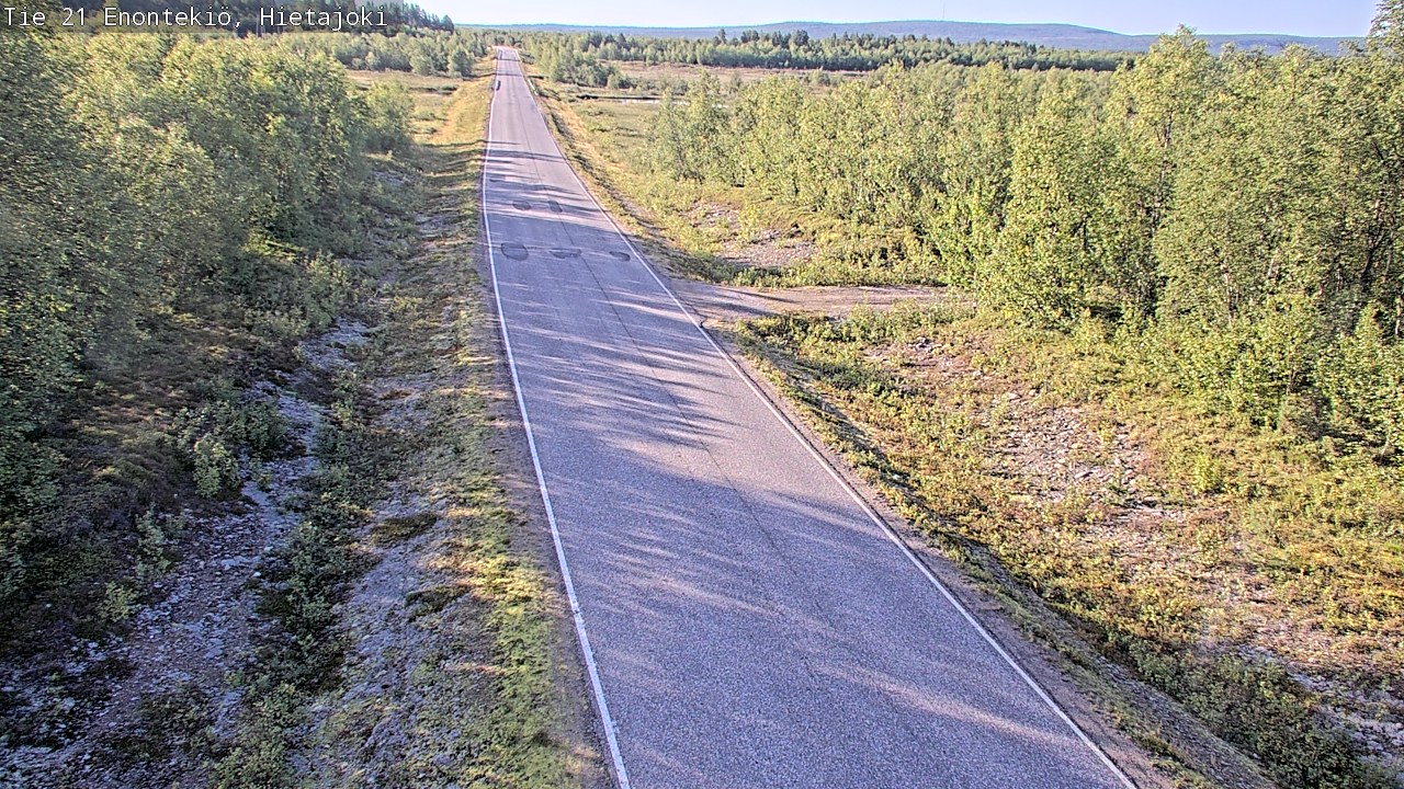 Weather Camera Image Väg 21 Enontekis, Hietajoki, Enontekiö, Lappi