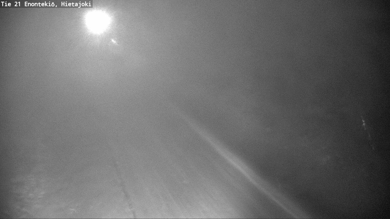 Weather Camera Image Väg 21 Enontekis, Hietajoki, Enontekiö, Lappi