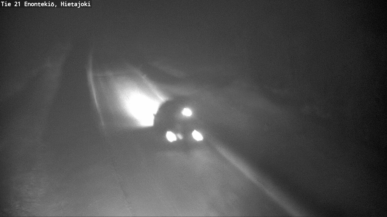 Weather Camera Image Väg 21 Enontekis, Hietajoki, Enontekiö, Lappi